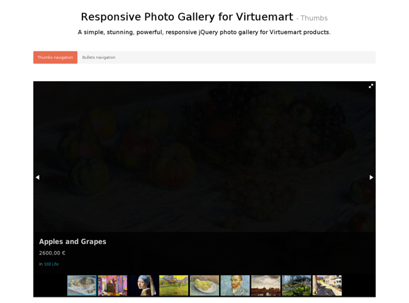 Minitek Responsive Photo Gallery for Virtuemart - Download Joomla Extension