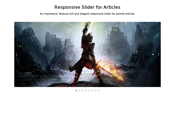 Minitek Responsive Slider for Articles - Download Joomla Extension