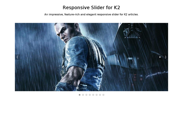 Minitek Responsive Slider for K2 - Download Joomla Extension