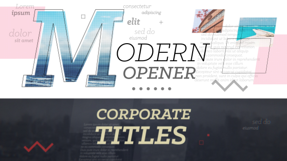 Modern Opener Corporate Titles - Download Videohive 17381530