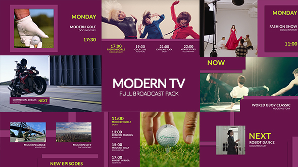 Modern TV - Full Broadcast Pack - Download Videohive 18477591
