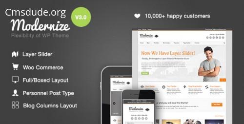 Modernize v3.1.7 – Flexibility of WordPress Download Free