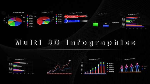 Multi 3D Infographics - Download Videohive 3947357