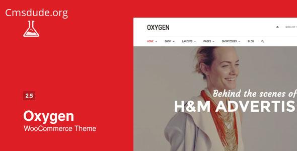 Oxygen v2.5 – WooCommerce WordPress Theme Download Free