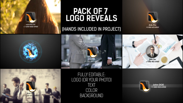 Pack of Hand Logo - Download Videohive 8585073