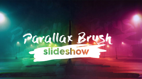 Parallax Brush Slideshow - Download Videohive 17119035