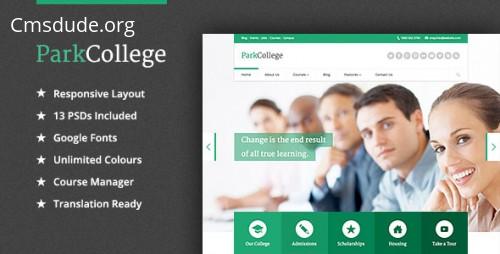 ParkCollege v1.5.2 – Education Responsive WP Theme Download Free