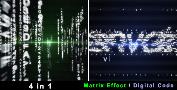 Particle Effect 4 (Digital Code and Matrix) - Download Videohive 1705300