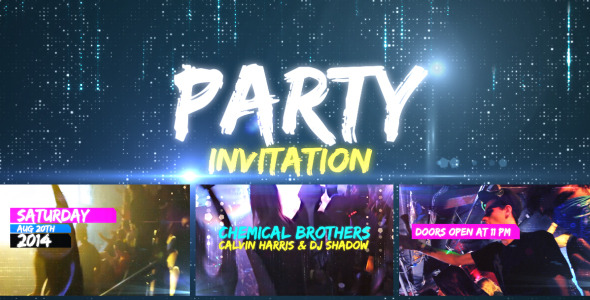 Party Invitation - Download Videohive 5432973