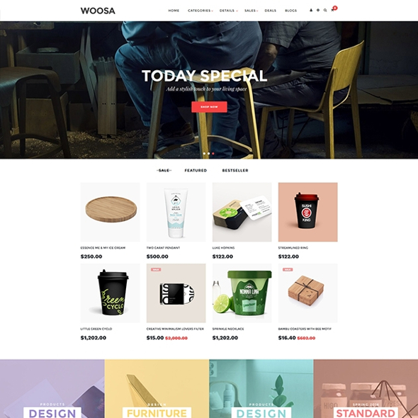 Pav Woosa - Download Responsive Opencart Theme