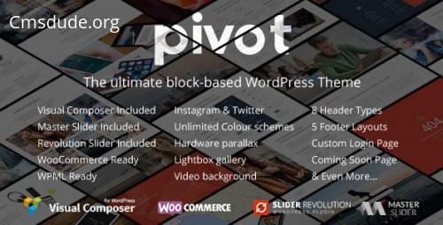 Pivot v1.4.1 – Responsive Multipurpose WordPress Theme Download Free