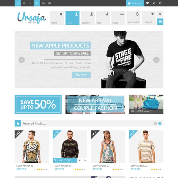 PlazaThemes Ursaja - Download Modern Fashion Responsive Magento Theme