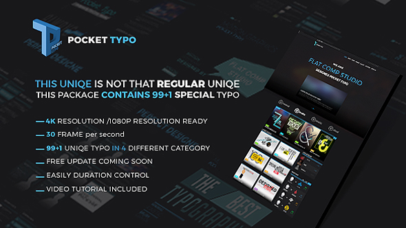 Pocket Typo - Motion Text Package - Download Videohive 15865771