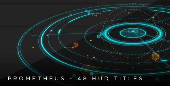 Prometheus - 48 HUD 2D and 3D titles - Download Videohive 18103020