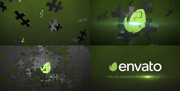 Puzzle Logo Animation Element 3D - Download Videohive 5501528