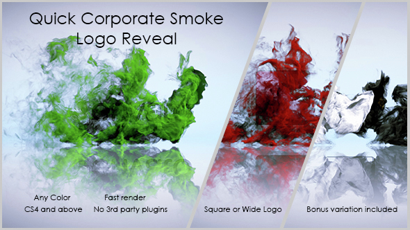 Quick Corporate Smoke Logo Reveal - Download Videohive 14621153