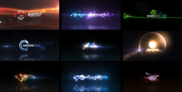 Quick Logo Sting Pack 04 Glowing Particles - Download Videohive 7489265