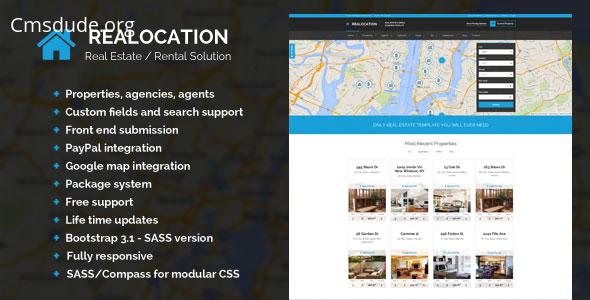 Realocation v1.5.6 – Modern Real Estate WordPress Theme Download Free