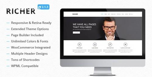 Richer v2.1.4 – Responsive Multi-Purpose Theme Download Free