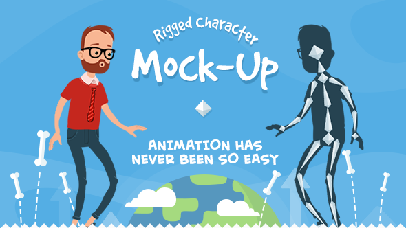 Rigmo - Rigged Character Animation Mockup - Download Videohive 14822570