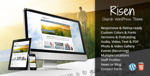 Risen v2.0.5 – Church WordPress Theme (Responsive) Download Free