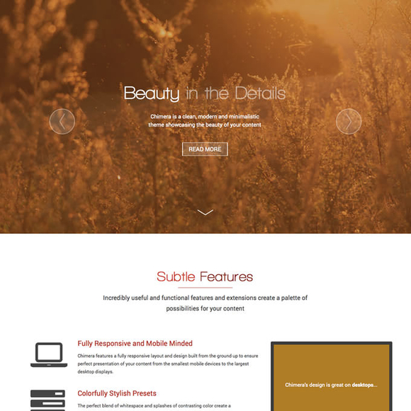 RocketTheme Chimera - Download WordPress Responsive Theme