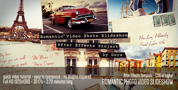 Romantic Photo Video Slideshow - Download Videohive 11876116