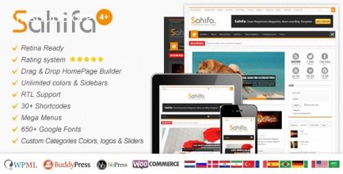 Sahifa v4.3.2 – Responsive WordPress News,Magazine,Blog Download Free