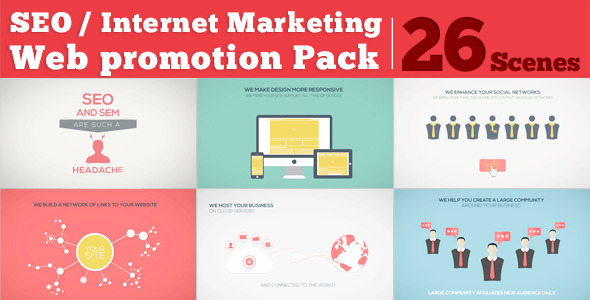SEO Internet Marketing Web Promotion Pack - Download Videohive 7209231