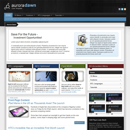 Shape5 Aurora Dawn - Download Business WordPress Theme