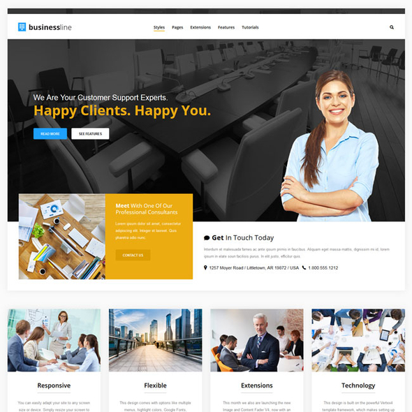 Shape5 Business Line - Download Business WordPress Theme