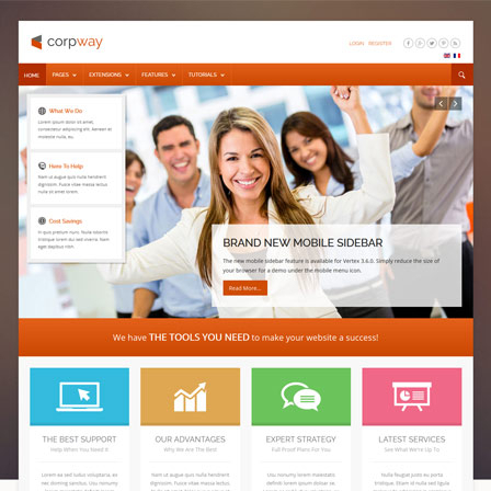 Shape5 Corpway - Download Business WordPress Theme