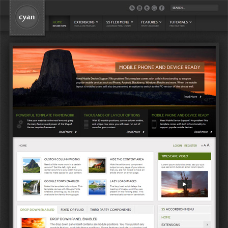 Shape5 Cyan - Download Business WordPress Theme