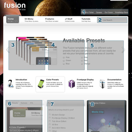 Shape5 Fusion - Download Joomla Responsive Template