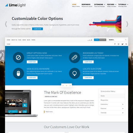 Shape5 Lime Light - Download Business WordPress Theme