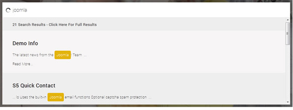 Shape5 Live Search - Download Extension Joomla