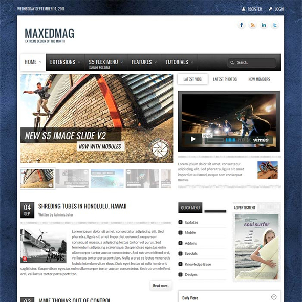 Shape5 Maxed Mag - Download News WordPress Theme