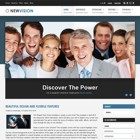Shape5 New Vision - Download Business WordPress Theme