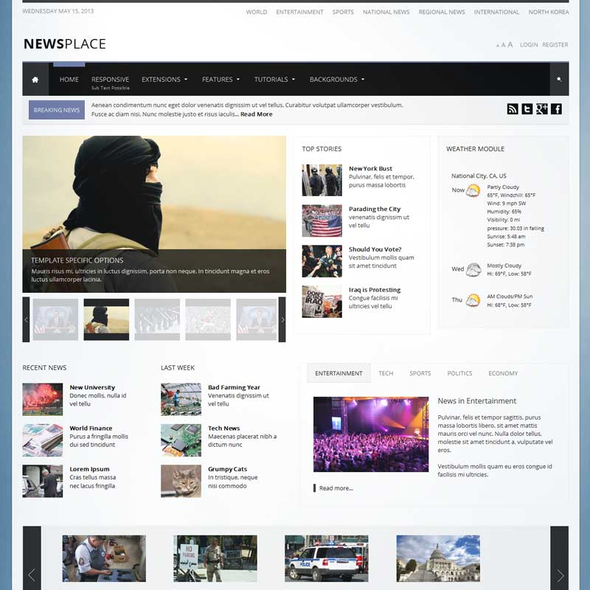 Shape5 Newsplace - Download News WordPress Theme