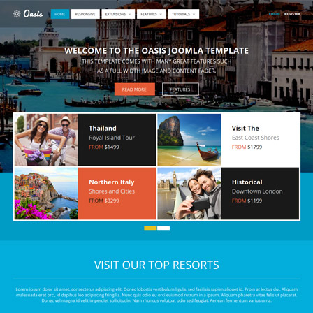 Shape5 Oasis - Download Business WordPress Theme