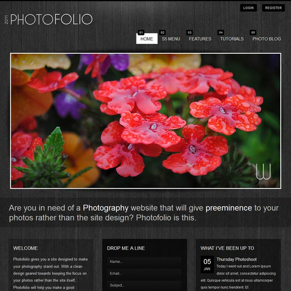 Shape5 Photofolio - Download Photography WordPress Theme