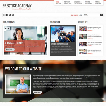 Shape5 Prestige Academy - Download Business WordPress Theme
