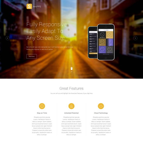 Shape5 Swapps - Download Apps WordPress Theme