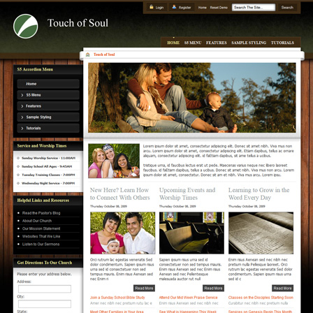 Shape5 Touch of Soul - Download Church WordPress Theme