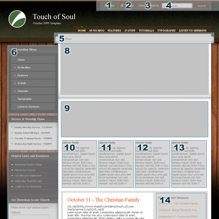 Shape5 Touch of Soul - Download Joomla Responsive Template