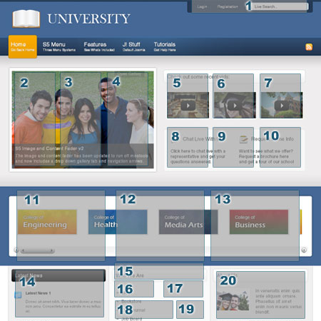 Shape5 University - Download Joomla Responsive Template