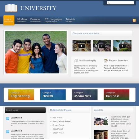 Shape5 University - Download School WordPress Theme