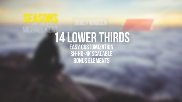 Simple Clean Lower Thirds - Download Videohive 12850782