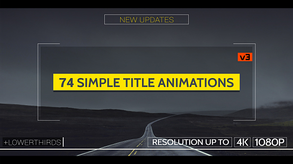 Simple Titles - v3 - Download Videohive 15682467