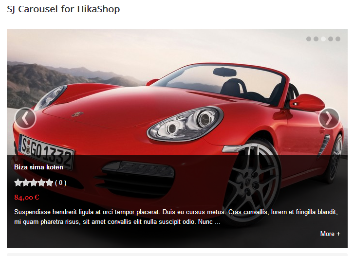SJ Carousel for HikaShop - Download Joomla! Module